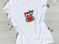 Dámské tričko s vánoční sovičkou