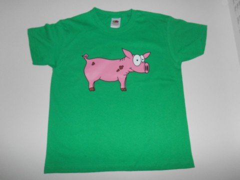 Tričko s prasečí slečnou Vendy oblečení dětské tričko zvířátko 