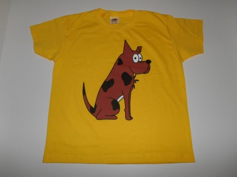Tričko se psem Mufem oblečení dětské tričko zvířátko 