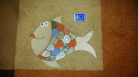 Velká ryba k dokoraci dekorace ryba rybka ozdoba kapr rybář 