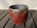 Japonský pohár z bronzovou glazurou