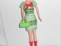 Kostýmek zelený Barbie s doplňky