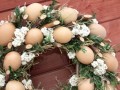 Vajíčkový velikonoční věnec