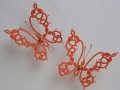 oranžový motýlek - zápich
