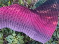 Dámský purpurový šátek Fancy