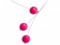 Růžový náhrdelník - lentilky