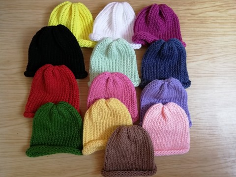 Pletené čepice - různé barvy čepička 