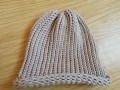Pletená čepice 2v1 (slonová kost)