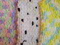 Měkká pletená deka puffy color-