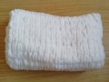 Měkká pletená deka puffy (bílá)