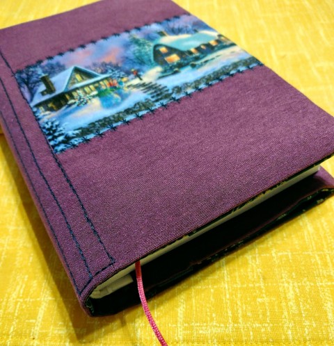 Obal na knihu fialový fialový rostoucí obal na knihu 
