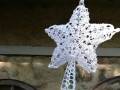 háčkovaná špička na vánoční stromek