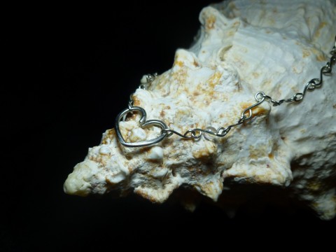 Řetízek z chirurgické oceli - Heart řetízek náhrdelník šperk energie 