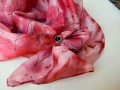 Květy - hedvábný šátek 55x55cm