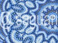 Modrý pletený kaleidoskop (foto)