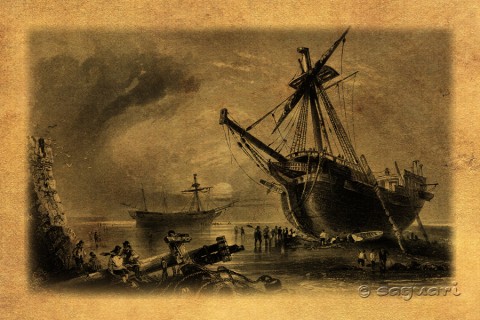 Ship moře loď piráti škuner staré časy 