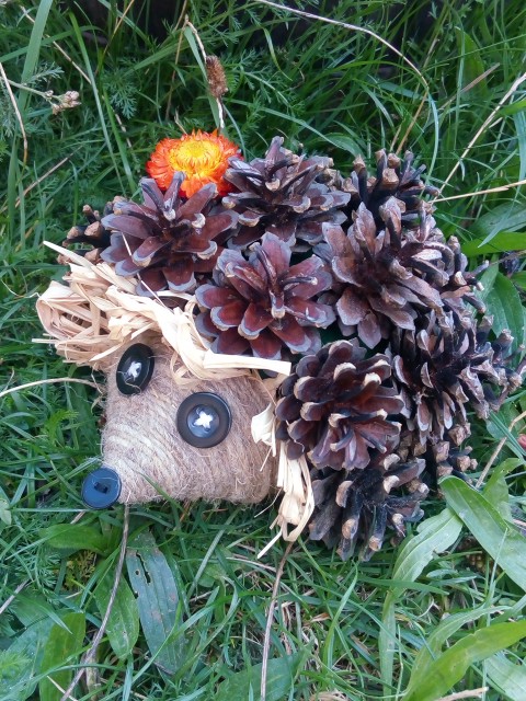Podzimní ježek Vašek - menší dekorace podzim ježek ježeček ježci podzimní dekorace 