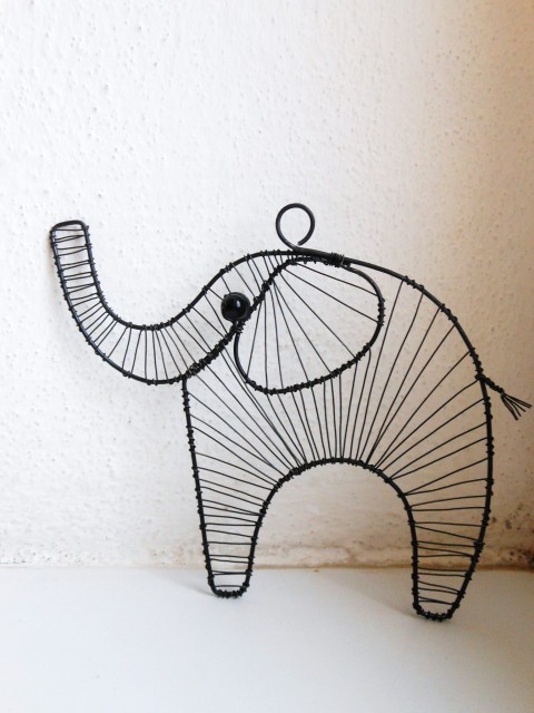 Slon drát drátování slon 