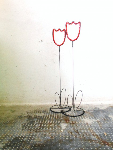 Tulipán-dekorace 