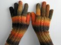 Pletené rukavice podzimní