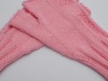 SLEVA - Růžové bezprstové rukavice