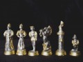 Klečící šachové figury - zlacené
