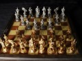 Šachové figury - renesanční patina