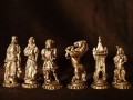Šachové figury - renesanční patina