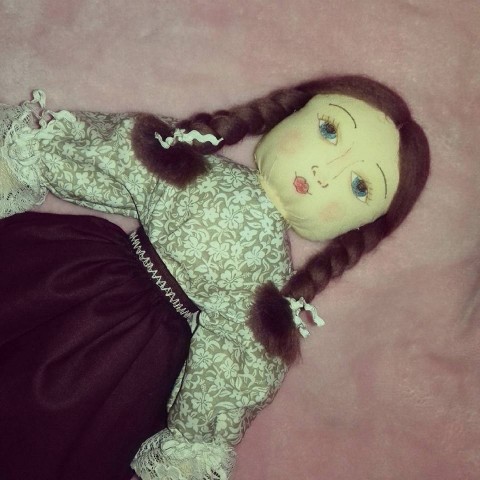 Textilní panenka Viktorka panenka 