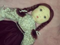 Textilní panenka Barunka