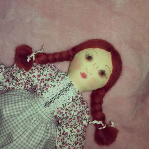 Textilní panenka Barunka panenka 