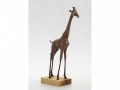 Žirafa - bronzová socha - originál