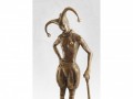 Šašek - bronzová socha - originál