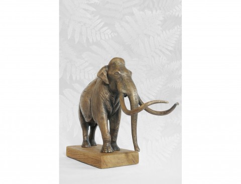 Mamut - bronzová socha originál dekorace kov plastika socha soška sochy slon bronzová originál umění bronz mamut limitovaná edice socha z kovu socha zvířete 