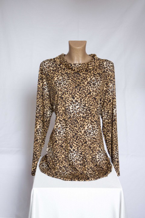 Tunika/tričko - velikost na přání tygr tunika halenka rolák zvířecí šitá tričko 