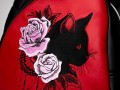 Batoh Zuzi - Kočka na červené