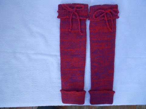 Dětské návleky na nohy s merinem červená děti fialová akryl návleky merino 