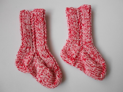 Dětské ponožky s merinem červená děti růžová akryl ponožky merino 28 29 