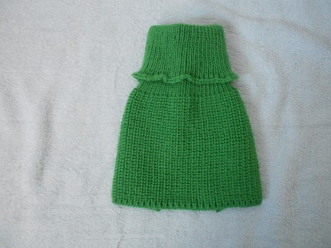 Pletený nákrčník s merinem zelená děti nákrčník merino 