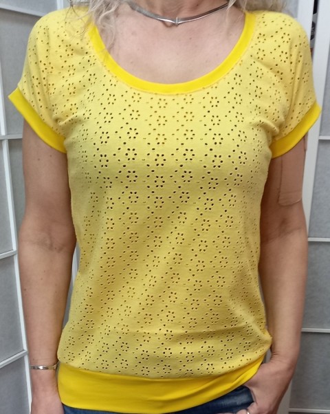 Tričko - madeira, barva žlutá tričko madeira 