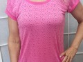 Tričko - madeira, barva růžová