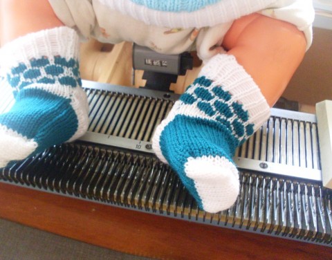 Mimi ponožky pletené miminko ponožky 