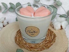 Sójová svíčka - vanilka a jahoda
