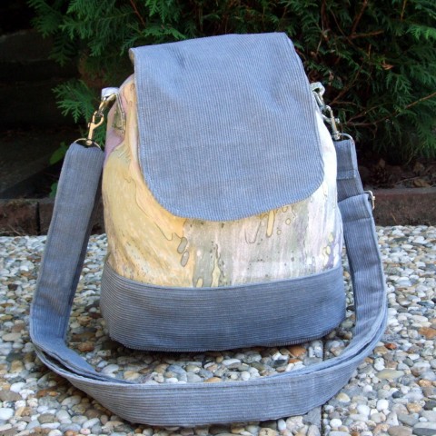 Kabelka a batůžek 2v1 - Duhový kabelka batůžek batoh vak přes rameno žebradlo na záda dva v jednom 