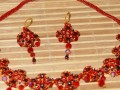 Červený náhrdelník+náušnice ZDARMA