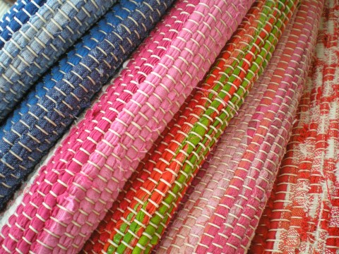 Ručně tkané koberce na objednávku koberec bavlna tkané běhoun ručně tkané 