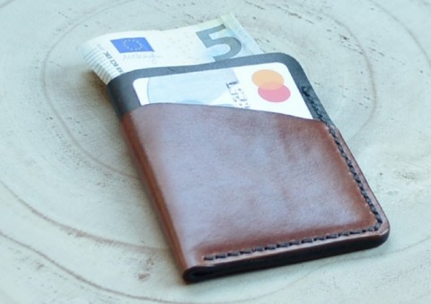 Peněženka na karty z pravé kůže peněženka na doklady dokladovka pouzdro na karty na karty kožená peněženka peněženka na karty na bankovky 