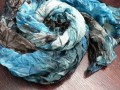 Tyrkysový velký šál..180 x 90 cm