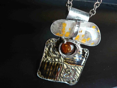 Jantarový..medový náušnice sperkyjoha tiffany náhrdelník 