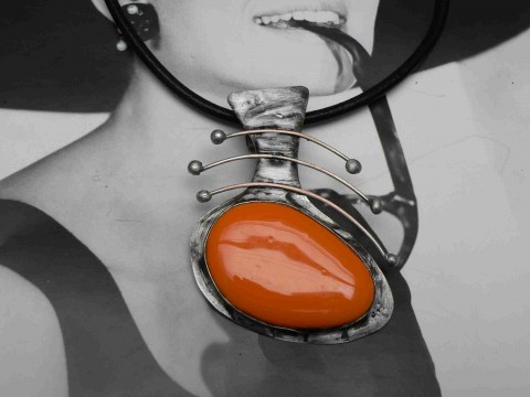 Náhrdelník, Orange náušnice sperkyjoha tiffany náhrdelník 